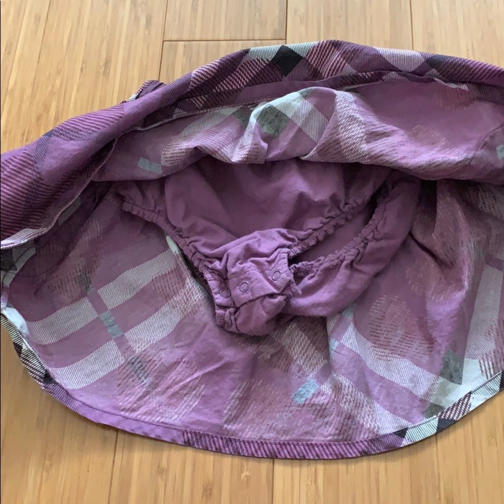 Authentic Burberry Girls Purple Skirt sz 12M/80cm - Picture 8 of 8